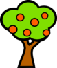 Tree With Fruit Clip Art